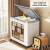 Hộp Đựng Quần Áo Gấp Gọn Cỡ Lớn Bánh Xe Nắp Đậy Kín Đáo Chống Bụi Bẩn Q431 311k 9