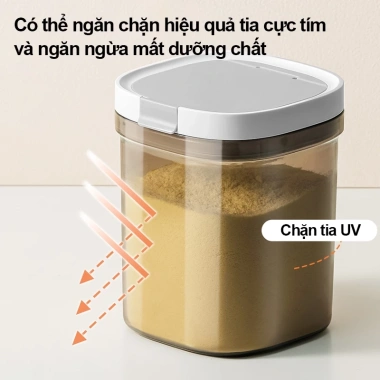 Hộp Đựng Sữa Bột Nắp Kín Chống ẩm Bảo Quản Lâu Dài Giá 64.900₫ - Giảm 23%
