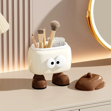 Hộp đựng tăm 2 ngăn cao cấp, lọ tăm bông & hũ tăm xỉa răng đáng yêu – chỉ 64.998₫, giảm 22% 4