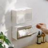 Hộp đựng tăm bông, bông tẩy trang nhựa HIPS treo tường - Giá 24,800 VND 3