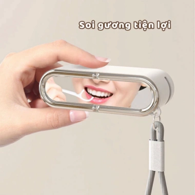 Hộp Đựng Tăm Chỉ Mini GUD HT04 - Nút Nhấn Tự Động, Chống Nước, Bỏ Túi Gọn Sang Trọng 4