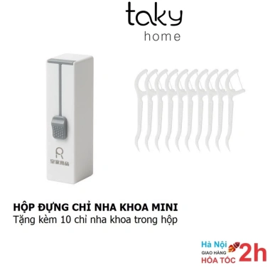 Hộp Đựng Tăm Chỉ Mini TakyHome Nha Khoa - 10 Tăm Chỉ Nhỏ Gọn, Tiện Dụng, Bỏ Túi, Giá Chỉ 19.000 VND 2