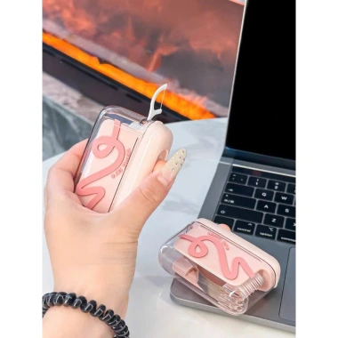 Hộp Đựng Tăm Chỉ Nha Khoa Bỏ Túi Có Dây Móc Khóa Tiện Lợi An Toàn Di Động 3