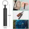 Hộp đựng tăm HABELY 3 chiếc Đen Bạc Đỏ nhôm, 3,8 x 0,67 inch - Dùng ngoài trời, du lịch cắm trại, 35.970 VND 2