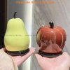 Hộp đựng tăm hình quả táo lê tráng men sáng bóng có nắp - Bàn phòng khách 31.999₫ 6