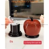 Hộp đựng tăm hình quả táo lê tráng men sáng bóng có nắp - Bàn phòng khách 31.999₫ 8