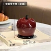 Hộp đựng tăm hình táo lê sáng bóng, nắp đậy, decor bàn khách, chỉ 42.000đ 6