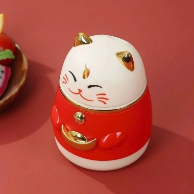Hộp Đựng Tăm Mèo Thần Tài Nút Nhấn Tự Động - Trang Trí Bàn Ăn Sang Trọng 3 Hộp Đựng Tăm Mèo Thần Tài Nút Nhấn Tự Động - Trang Trí Bàn Ăn Sang Trọng 3