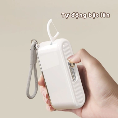 Hộp Đựng Tăm Nha Khoa Mini Nút Nhấn Tự Động, Bỏ Túi Chống Nước, Sang Trọng - Unihome HT04 63k 2
