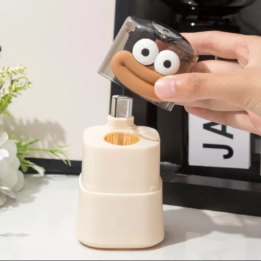 Hộp Đựng Tăm Sáng Tạo Tự Động Bật Lên - Thiết Kế Hoạt Hình, Giá Chỉ 35.600₫