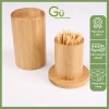 Hộp đựng tăm tre GU DECOR WOODEN - Phụ kiện bàn ăn an toàn, thiết kế gỗ sang trọng, chỉ 55.000₫