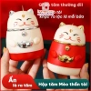 Hộp Đựng Tăm Tự Động Mèo Thần Tài May Mắn, Dễ Thương Tiện Lợi Cho Gia Đình 5