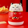 Hộp Đựng Tăm Tự Động Mèo Thần Tài May Mắn, Dễ Thương Tiện Lợi Cho Gia Đình 9