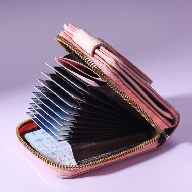 Hộp đựng thẻ đa chức năng dễ thương, giá đỡ ID tài xế nữ, chống trộm, 2 trong 1 - Giá chỉ 40.435₫ 2