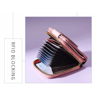Hộp đựng thẻ đa chức năng dễ thương, giá đỡ ID tài xế nữ, chống trộm, 2 trong 1 - Giá chỉ 40.435₫ 9