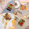 Hộp đựng thực phẩm 4 ngăn cao cấp – bảo quản rau củ, size to và nhỏ, giá ưu đãi 99k 5