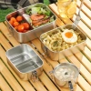 Hộp Đựng Thực Phẩm Inox 304 Tháo Rời, Chống Rò Rỉ, Dải Niêm, Phù Hợp Cắm Trại - Giá Ưu Đãi 144.100 8