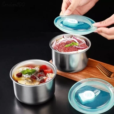Hộp đựng thực phẩm inox tròn 304 - An toàn sức khoẻ, dùng được lò vi sóng, khay tiện lợi - Miu Home, chỉ 35.000₫ 2 Hộp đựng thực phẩm inox tròn 304 - An toàn sức khoẻ, dùng được lò vi sóng, khay tiện lợi - Miu Home, chỉ 35.000₫ 2