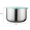 Hộp đựng thực phẩm inox tròn 304 - An toàn sức khoẻ, dùng được lò vi sóng, khay tiện lợi - Miu Home, chỉ 35.000₫ 5