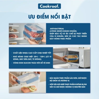 Hộp Đựng Thực Phẩm S20 Kháng Khuẩn, Chịu Nhiệt Lò Vi Sóng, Không BPA - 299.000₫ 2 Hộp Đựng Thực Phẩm S20 Kháng Khuẩn, Chịu Nhiệt Lò Vi Sóng, Không BPA - 299.000₫ 2