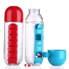 Hộp đựng thuốc 2 trong 1 chai nước du lịch 7 phần tháo rời - Di động, chống rò rỉ, giao hàng 24h 7