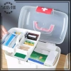 Hộp đựng thuốc di động dung lượng lớn - Bộ sơ cứu gia đình, du lịch, khẩn cấp 6