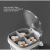 Hộp đựng thuốc mini cao cấp nhựa PP - hộp y tế tiện lợi cho gia đình, du lịch 5