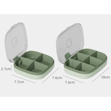 Hộp đựng thuốc mini cao cấp nhựa PP - hộp y tế tiện lợi cho gia đình, du lịch 8