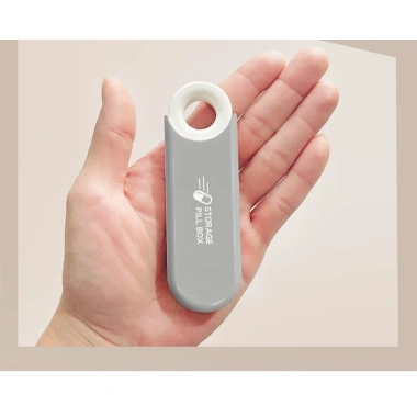 Hộp Đựng Thuốc Mini Chữ U 3 Ngăn Kéo Bỏ Túi - Tiện Lợi, Giá 48k
