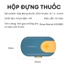 Hộp Đựng Thuốc Mini KOOBEE NT08: Chống Ẩm, 4 Ngăn, Kèm Dao Cắt, Gọn Nhẹ Dễ Mang Đi Làm Du Lịch 2