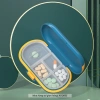 Hộp Đựng Thuốc Mini KOOBEE NT08: Chống Ẩm, 4 Ngăn, Kèm Dao Cắt, Gọn Nhẹ Dễ Mang Đi Làm Du Lịch 7