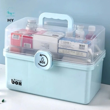 Hộp đựng thuốc y tế cứu thương nhiều tầng tiện dụng cho gia đình - Giá chỉ 99.000 VNĐ, Gia Dụng Mỹ Nhân