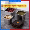 Hộp đựng topping inox 304 nắp đậy - Buffet đa năng 900ml-4.000ml, giá chỉ 55.000₫