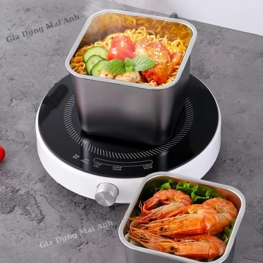 Hộp đựng topping inox 304 nắp đậy - Buffet đa năng 900ml-4.000ml, giá chỉ 55.000₫ 2