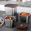 Hộp đựng topping inox 304 nắp đậy - Buffet đa năng 900ml-4.000ml, giá chỉ 55.000₫ 5