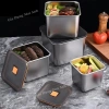Hộp đựng topping inox 304 nắp đậy - Buffet đa năng 900ml-4.000ml, giá chỉ 55.000₫ 6