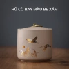 Hộp đựng trà gốm tử sa cỡ lớn, hũ trà họa tiết mạ ánh kim nắp khít cao cấp Mihoo Tea – Giá chỉ 18.700₫ 4
