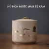 Hộp đựng trà gốm tử sa cỡ lớn, hũ trà họa tiết mạ ánh kim nắp khít cao cấp Mihoo Tea – Giá chỉ 18.700₫ 8