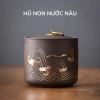 Hộp đựng trà gốm tử sa cỡ lớn, hũ trà họa tiết mạ ánh kim nắp khít cao cấp Mihoo Tea – Giá chỉ 18.700₫ 9