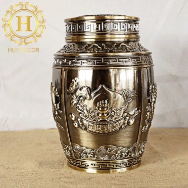 Hộp đựng trà Huydecor phong cách cổ điển - Hộp chè sang trọng, giảm giá 275k 5
