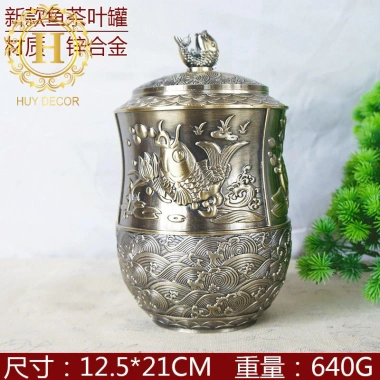 Hộp đựng trà Huydecor phong cách cổ điển - Hộp chè sang trọng, giảm giá 275k 9