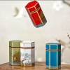 Hộp đựng trà lục giác TUILOCHATHANH bằng thiếc cao cấp, đa dạng họa tiết, nhiều màu, giá chỉ 30.000 VNĐ
