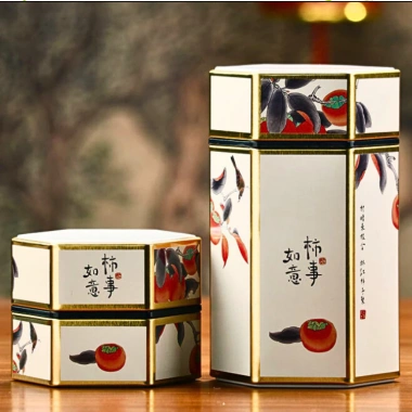 Hộp đựng trà lục giác TUILOCHATHANH bằng thiếc cao cấp, đa dạng họa tiết, nhiều màu, giá chỉ 30.000 VNĐ