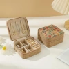 Hộp đựng trang sức MAKEMYHOME - Hộp đôi gỗ di động, đựng bông tai, mỹ phẩm, du lịch giá ưu đãi 50.800₫ 3