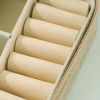 Hộp đựng trang sức MAKEMYHOME - Hộp đôi gỗ di động, đựng bông tai, mỹ phẩm, du lịch giá ưu đãi 50.800₫ 4