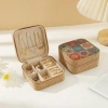 Hộp đựng trang sức MAKEMYHOME - Hộp đôi gỗ di động, đựng bông tai, mỹ phẩm, du lịch giá ưu đãi 50.800₫ 9
