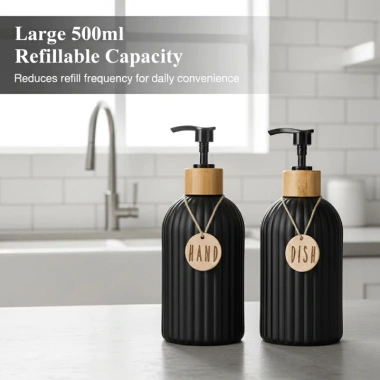 Hộp đựng xà phòng nhà bếp/phòng tắm - Chai sọc 500ml, rửa tay dạng lỏng, giảm giá Hộp đựng xà phòng nhà bếp/phòng tắm - Chai sọc 500ml, rửa tay dạng lỏng, giảm giá