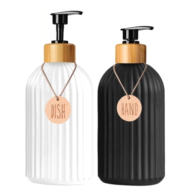 Hộp đựng xà phòng nhà bếp/phòng tắm - Chai sọc 500ml, rửa tay dạng lỏng, giảm giá