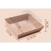 Hộp giấy Kraft vuông nắp trong 1.413 - 10 cái, bền, giảm 18% - 27.810₫ 3