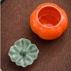 Hộp gốm sứ đựng trà, gia vị decor nhà cửa hình quả hồng - Giá 53.999đ 2